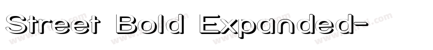 Street Bold Expanded字体转换